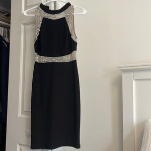 Black beaded dress
